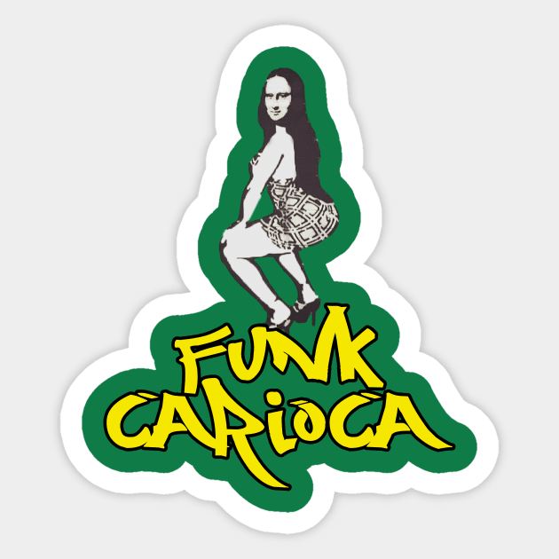 Funk Carioca Mona Lisa - Twerking is Art Sticker by SaintandSinner